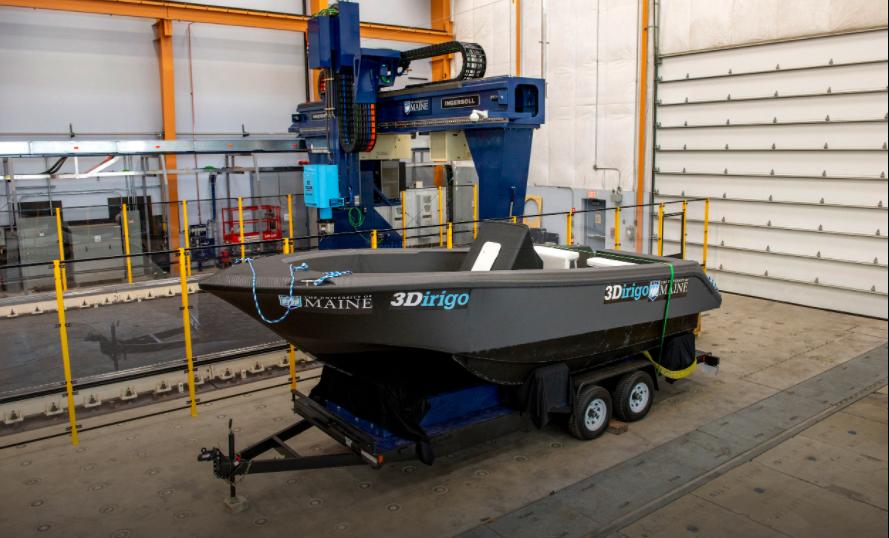 UMaine 3D prints two new large boats for U.S. Marines, breaking previous world record