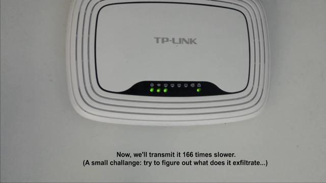 You're not safe offline: Router LED lights can steal your data