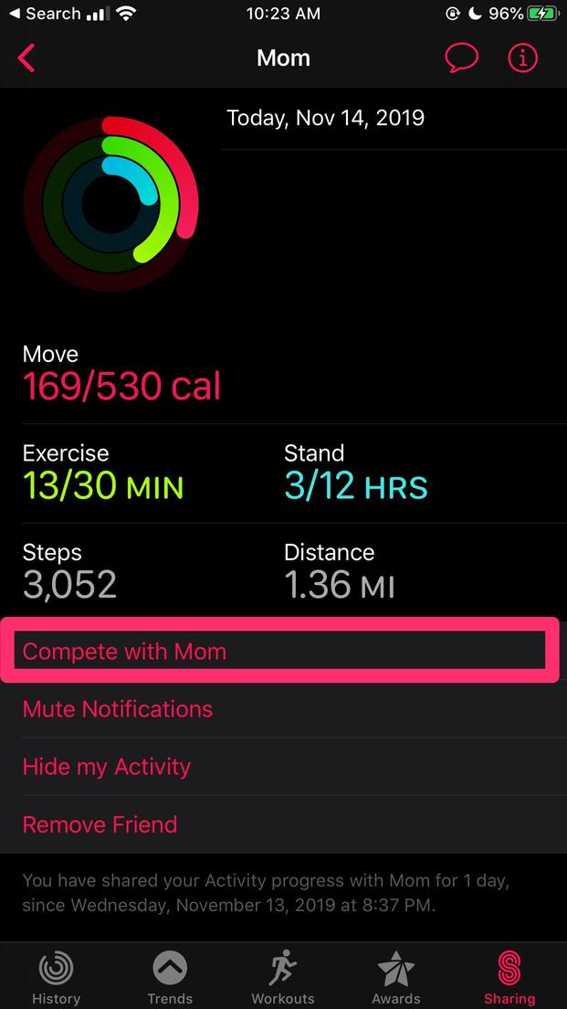 How to Share Your Activity on Apple Watch and Compete With Friends 