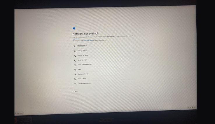 [Updated] Several Chrome OS users experiencing Wi-Fi (Network not available) issue when setting up new Chromebook
