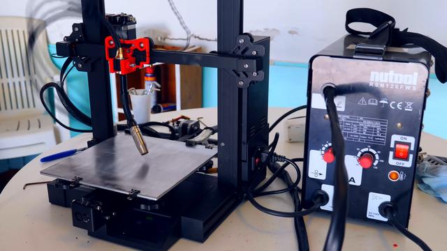 Turning A MIG Welder Into A Metal 3D Printer