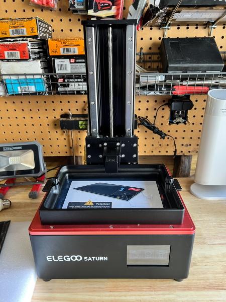 Elegoo Saturn Photocuring LCD Resin 3D Printer review 