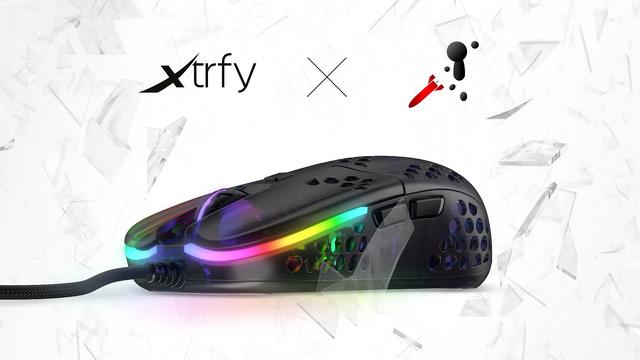 北欧ゲーミングデバイスブランド「Xtrfy」が、海外レビュアーRocket Jump Ninja氏とのコラボデザインのゲーミングマウス「MZ1 - Zy's Rail」を新発売！ 