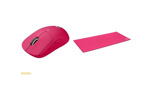 [Logitech] A cute and pop new color magenta is now available in a lightweight gaming mouse and mouse pad. How about a Valentine's gift for that person who is a gamer?