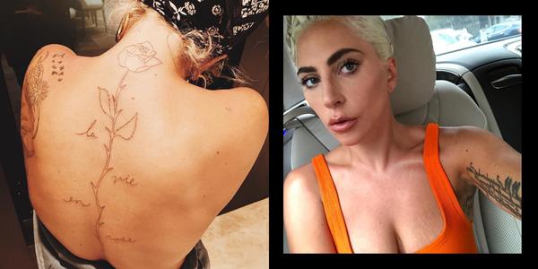Some of them dedicated to their families!Lady Gaga's "Beautiful Tattoo" collection