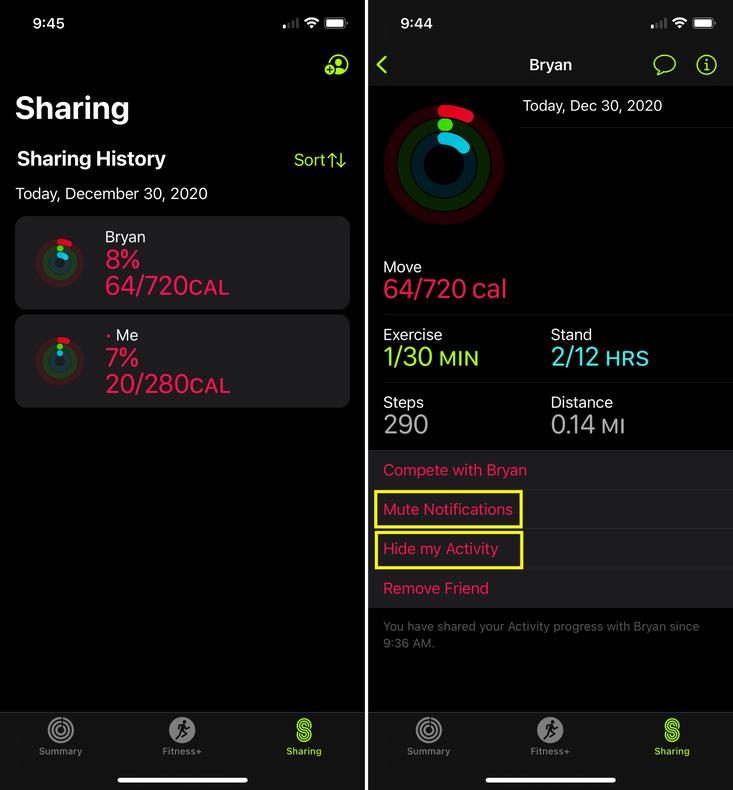 How to See Who’s Hiding Their Activity from You in the Fitness App for iPhone