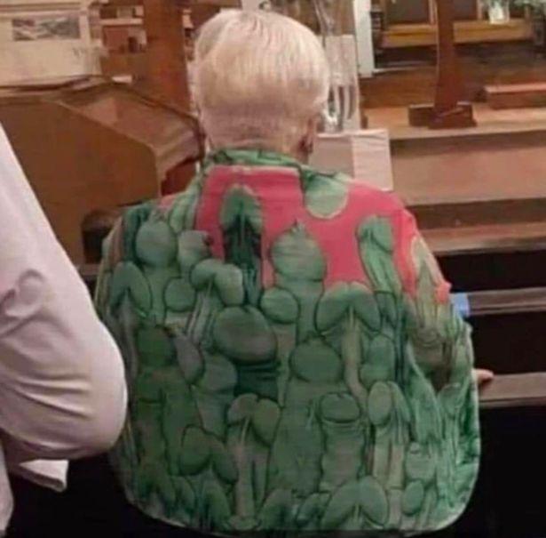 Nan leaves worshippers speechless after going to church in a very risqué outfit