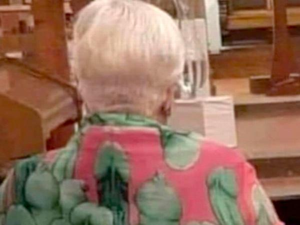 Nan leaves worshippers speechless after going to church in a very risqué outfit 