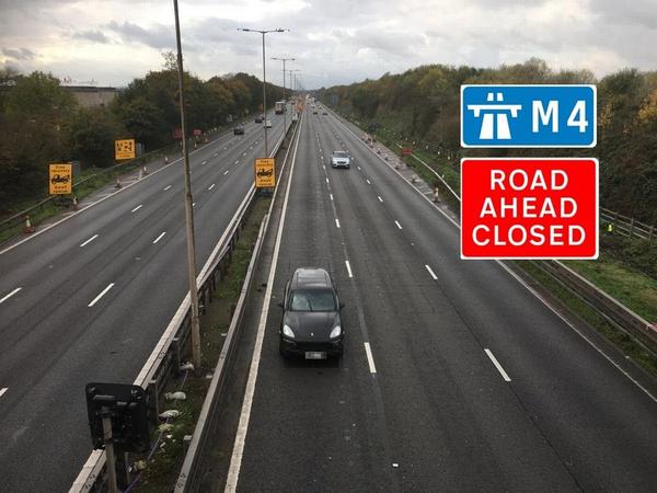M4 road closures and diversions in Berkshire this weekend 