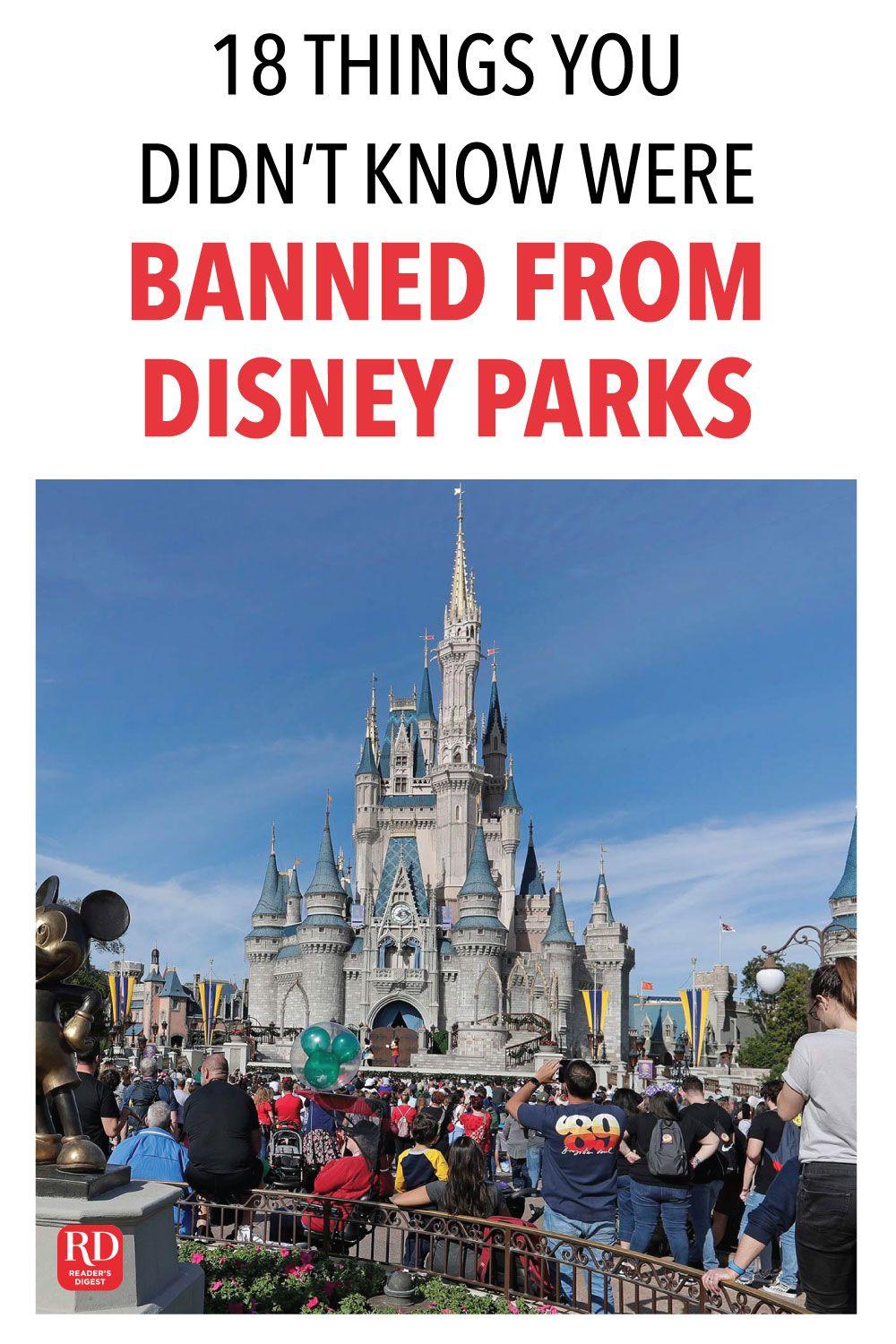 20 Things You Didn’t Know Were Banned from Disney Parks