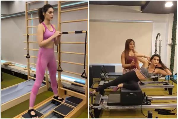 Kriti Sanon's inspiring pilates session will give you major fitness goals - WATCH 