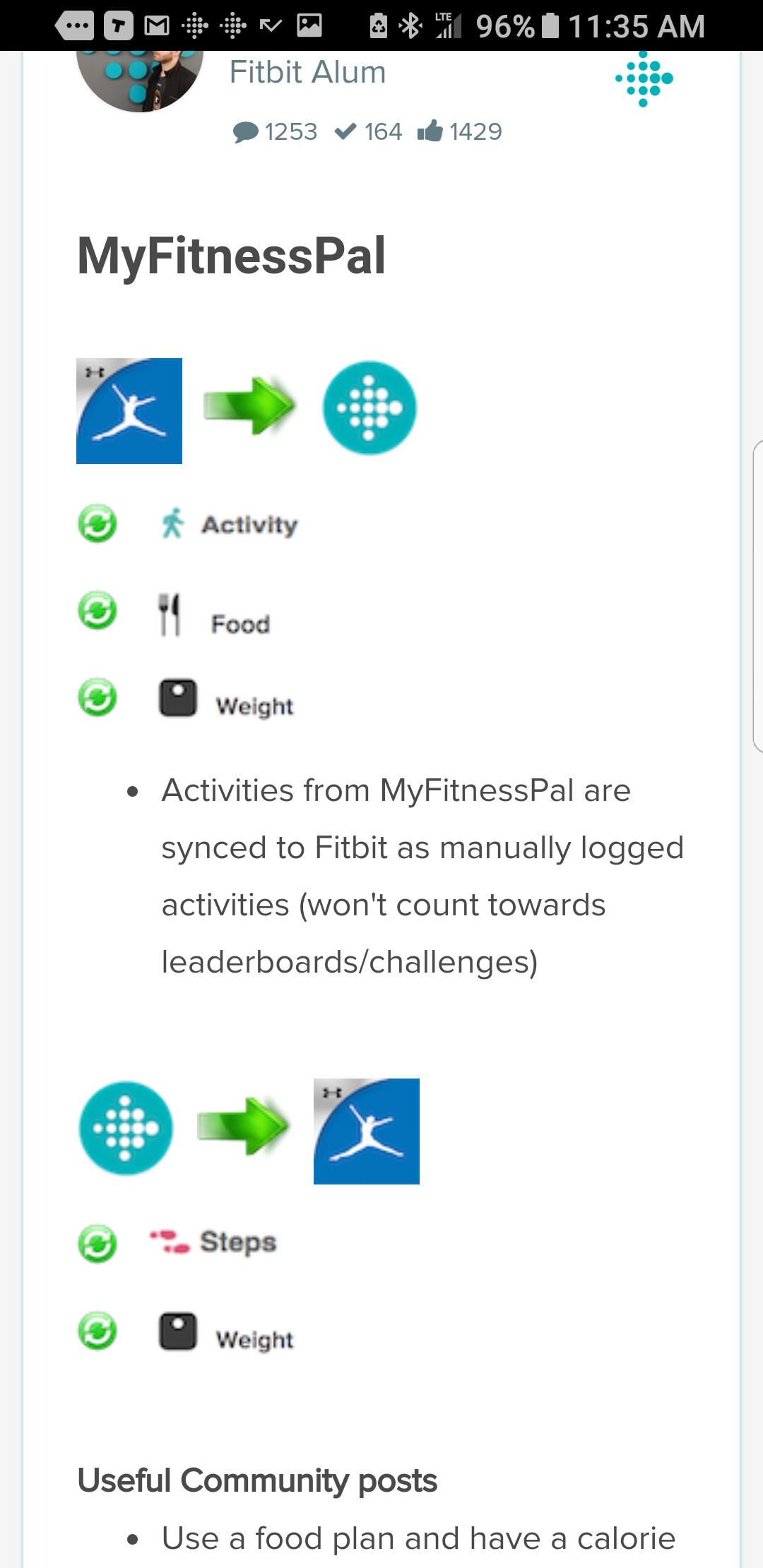 How to setup and use your Fitbit with MyFitnessPal 