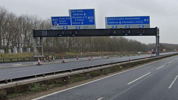 M4 closure this weekend at Heathrow and M25