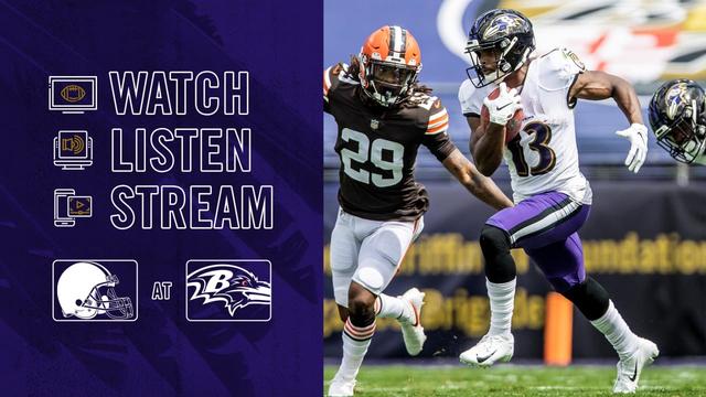 What channel Ravens vs. Browns is on and how to watch it via live online stream