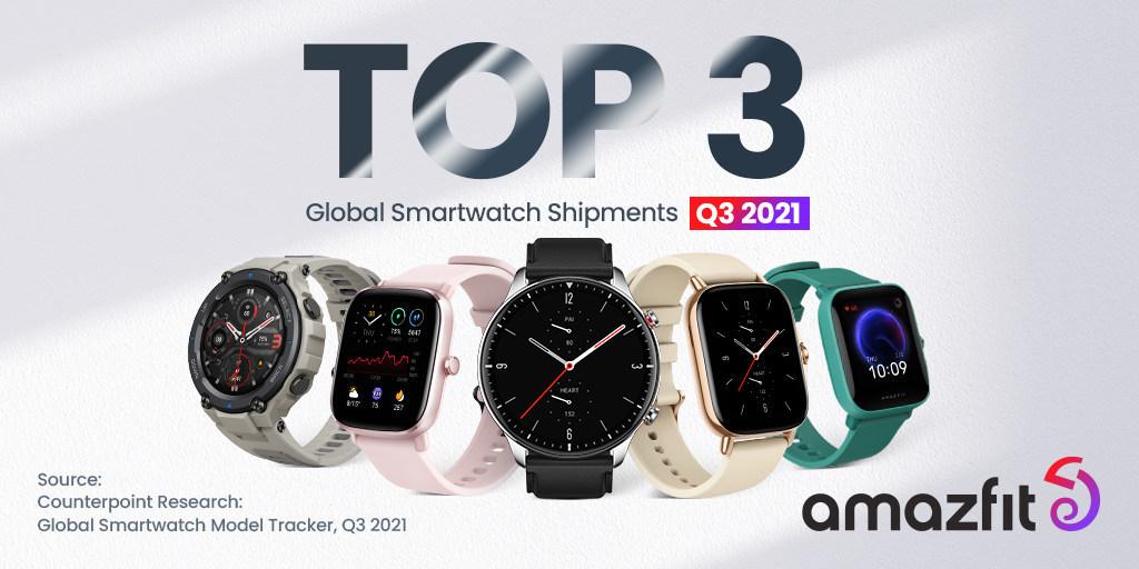 Amazfit celebrates its 2021 third-quarter success with its Black Friday 2021 deals