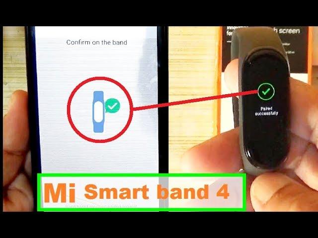 how to connect mi smart band 4 with phone