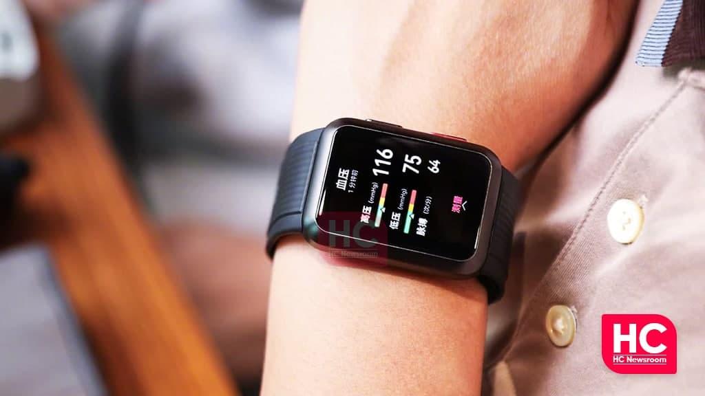 Huawei to release its first smartwatch that supports blood pressure monitoring this month 