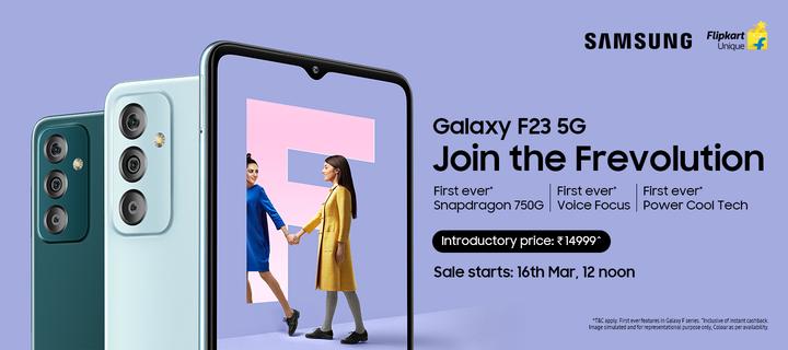 Samsung India Launches Galaxy F23 5G with Many Firsts in F series; Features Snapdragon 750G and 120Hz Gorilla Glass 5 Display