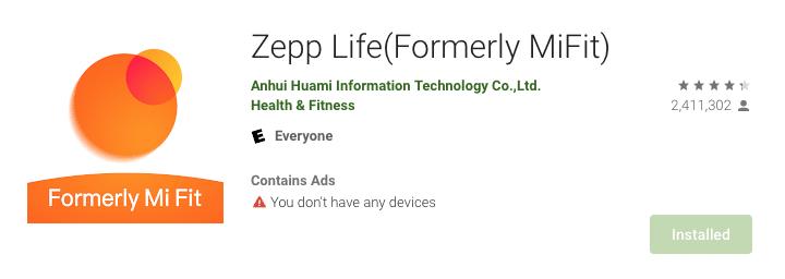 Xiaomi re-brands Mi Fit to Zepp Life, Xiaomi Wear app to Mi Fitness 
