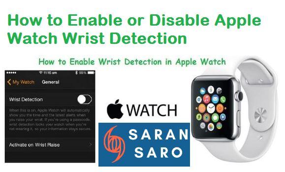 How to Enable or Disable Wrist Detection on Apple Watch 