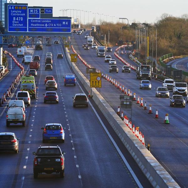 M4 closure this weekend near Slough