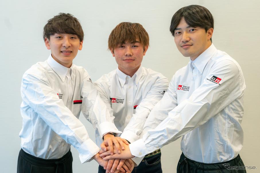 トヨタのWRC選手育成プログラム、勝田貴元に続く新世代3人を選抜