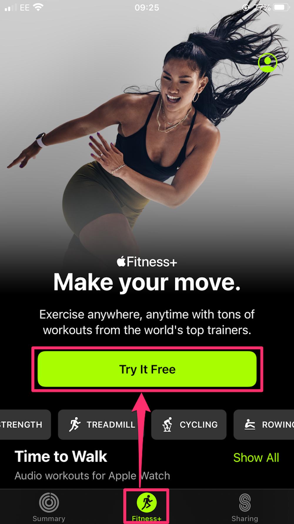 How to sign up for Apple Fitness Plus 
