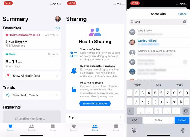 How to use Health Sharing in iOS 15 