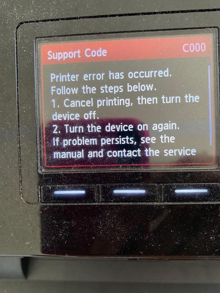 FIX: Printer error has occurred, follow the steps below 