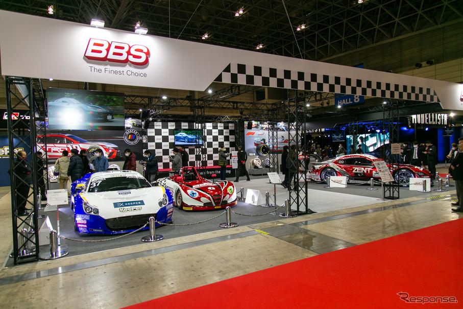  BBS、F1とNASCARへのホイール供給…東京オートサロン2022では実物を展示