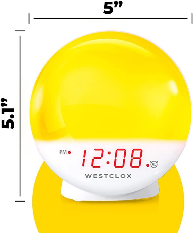 Start your day on the bright side with this on-sale Westclox wakeup light 