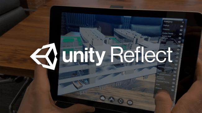 Unity, new product "Unity Reflect" for architectural, manufacturing and construction industries |