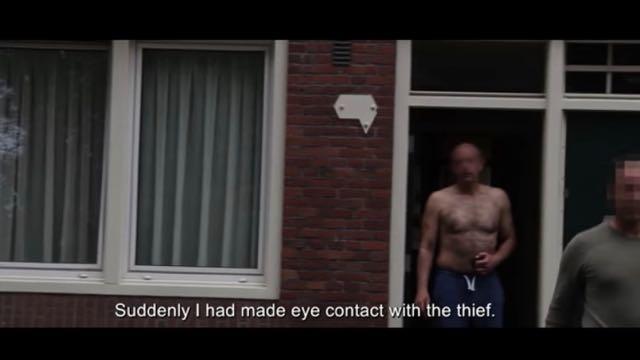 Stolen smartphone with spyware. A short documentary that exposes the culprit's naked privacy