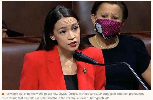 Alexandria Ocasio-Cortez's eloquence in the face of arrogance is a master class