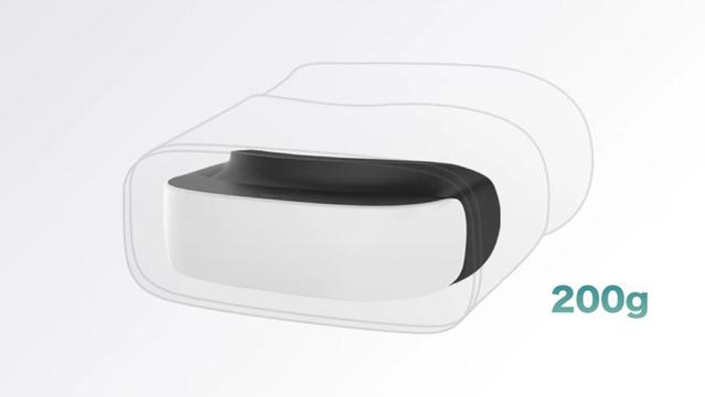 It's justice to be light!A VR headset that is only 200g & 5K resolution and does not choose a connection device