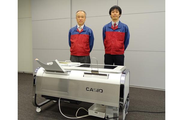 A new printing technology with a fun feeling of unevenness!I've experienced Casio's "2.5D" printer