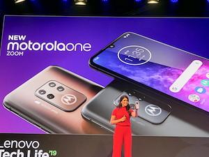 モトローラ、4カメラのAndroid Oneスマホ「motorola one zoom」 - IFA 2019 