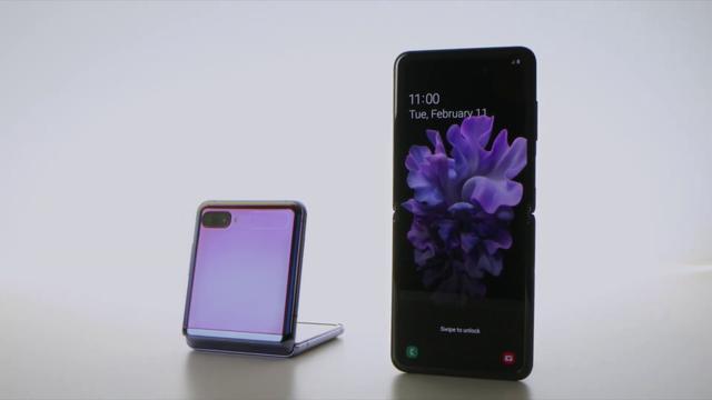 Samsung has a vertical folding smartphone "Galaxy Z Flip"!