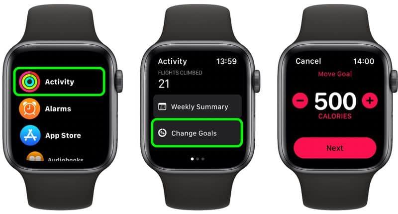 How to change the activity goals on your Apple Watch or turn off the activity notifications