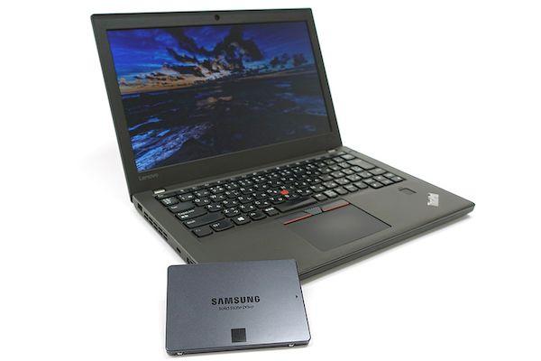 HDD搭載のThinkPad X270を2TB SSDに換装、超大容量化かつ速度は最大5倍ほど高速化！
