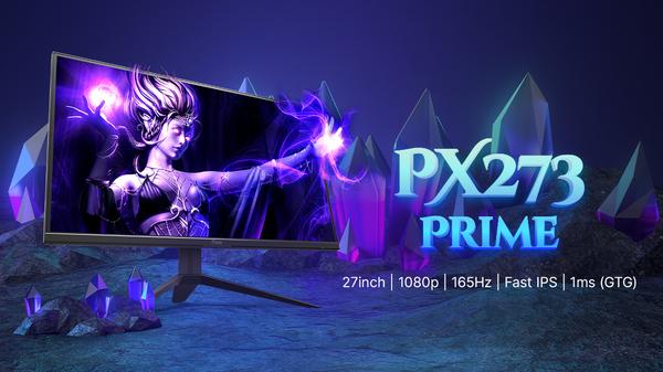 Pixioより、165Hzの高リフレッシュレート、FHD、IPSパネルを採用した27インチの高性能ゲーミングモニター「PX273 Prime」を新発売