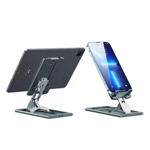 Tablets are also OK.An aluminum alloy smart device stand "Smart Tab Stand Portable", which is a plate of 7.5mm thick when folded, is also OK.An aluminum alloy smart device stand "Sumatab Stand Portable", which becomes a plate of 7.5mm thick when folded