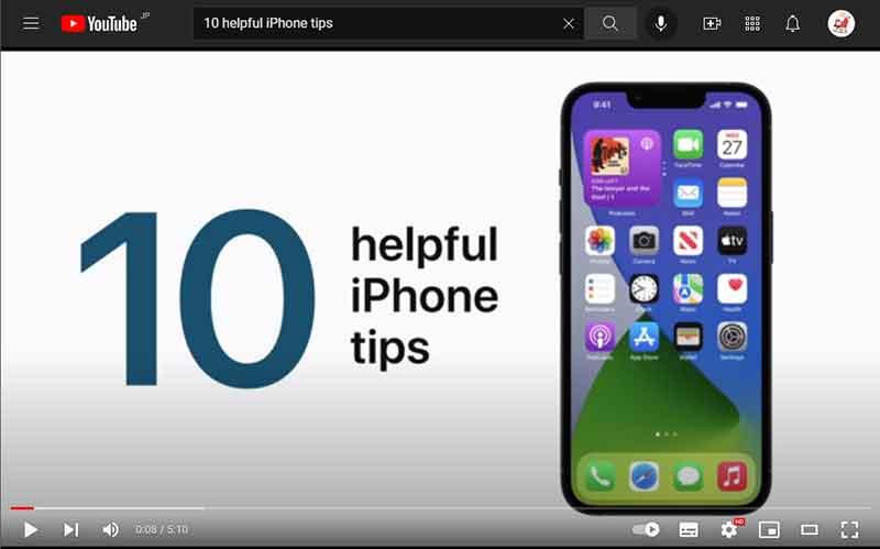 Apple's official YouTube introduces 10 convenient ways to use the iPhone