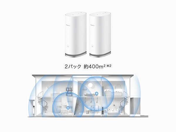 経済・IT 電波の強さをアプリで可視化できるメッシュWi-Fiルーターって面白いね 