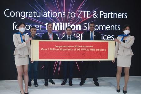 ZTEが第4世代5G FWA＆MBBファミリーを発表し、5G相互接続の新時代をリード 