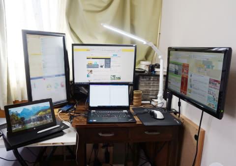 Is "touch LCD" convenient for multi-displays that work from home?