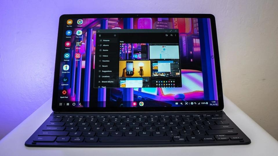 Samsung's new tablet "Galaxy Tab S8 Ultra" leaks ... There is a notch.