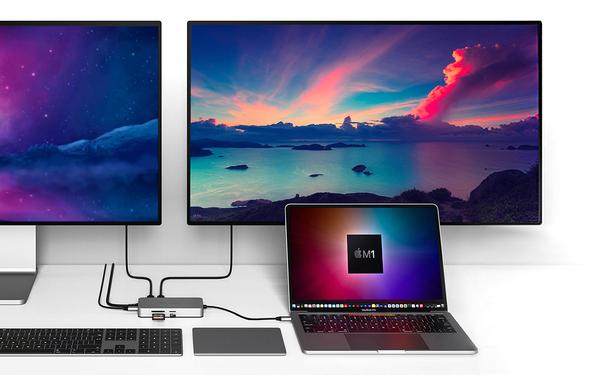 Hyper, M1 Mac released a dock that can use two external displays