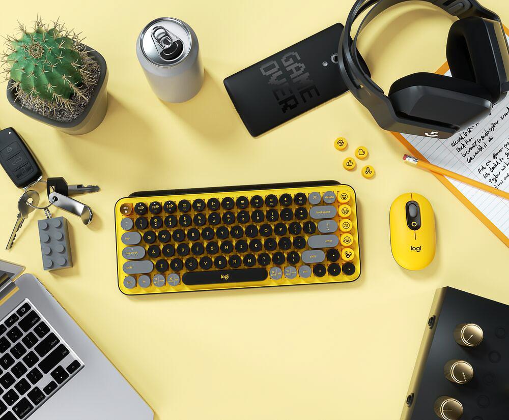  Mechanical keyboard with emoji keys POP KEYS Logitech announces 