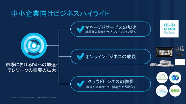 シスコ、中小企業向けビジネスを加速する重点戦略を発表 